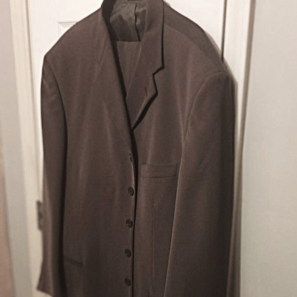 Vicci Uomo Italian Design Men 2 Piece Grayish Brown     48R